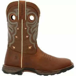 Durango Boots Durango Maverick Waterproof 10" Womens Non-Safety Toe Work Boots Rugged Tan