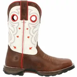 Durango Boots Durango Maverick DRD0418 Womens Safety Toe Work Boots Sable Brown White