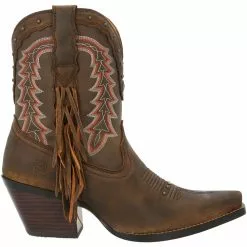 Durango Boots Durango Crush Roasted Pecan Bootie Womens Western Boots Roasted Pecan