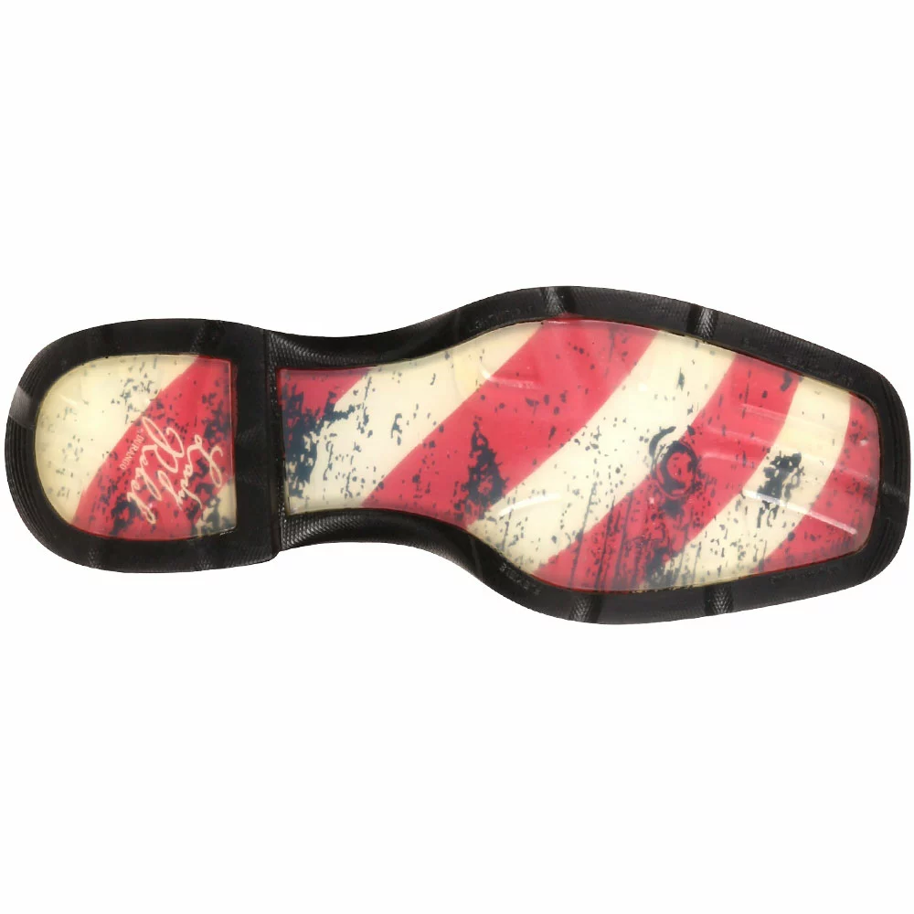 Durango Boots Durango Lady Rebel Patriotic Womens Western Boots Brown Union Flag - Image 4