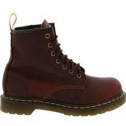 Dr. Martens Maple Zip Safety Toe Work Boots - Womens Brown