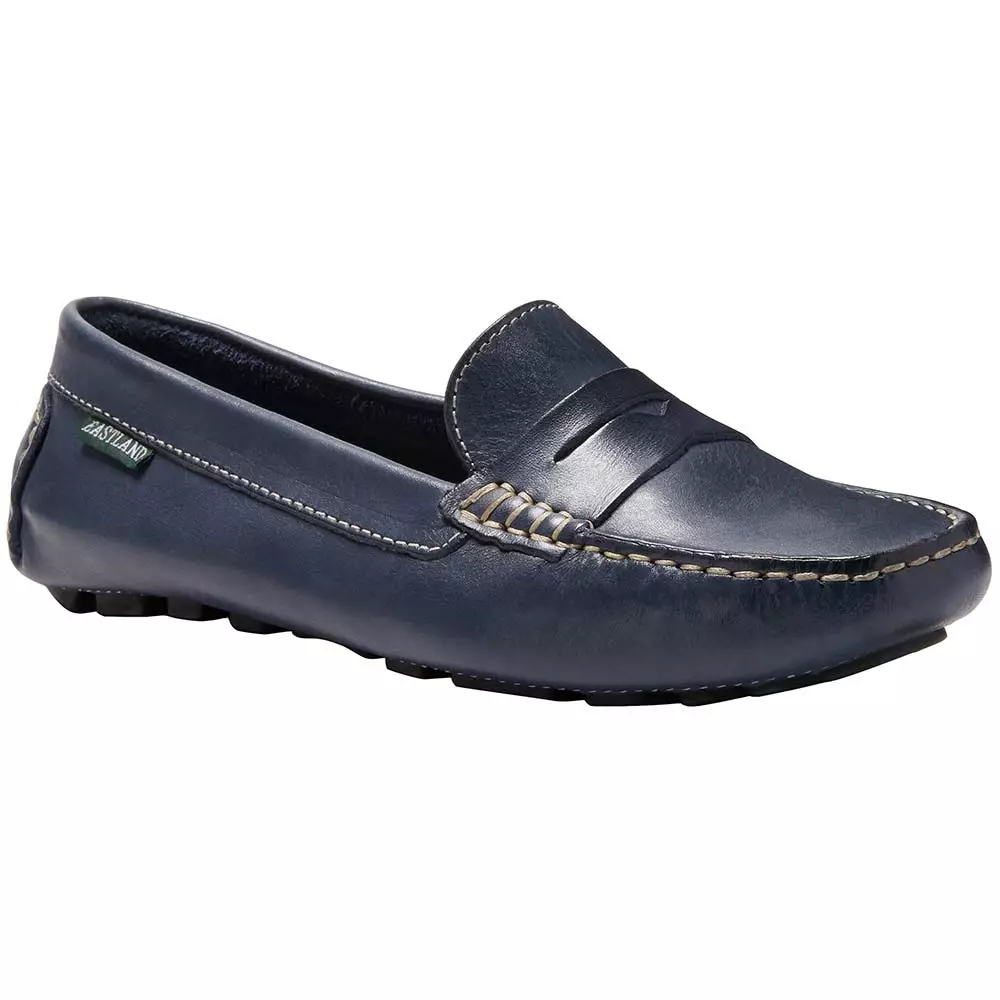 Eastland Patricia Slip On Casual Shoes - Womens Navy - Image 2