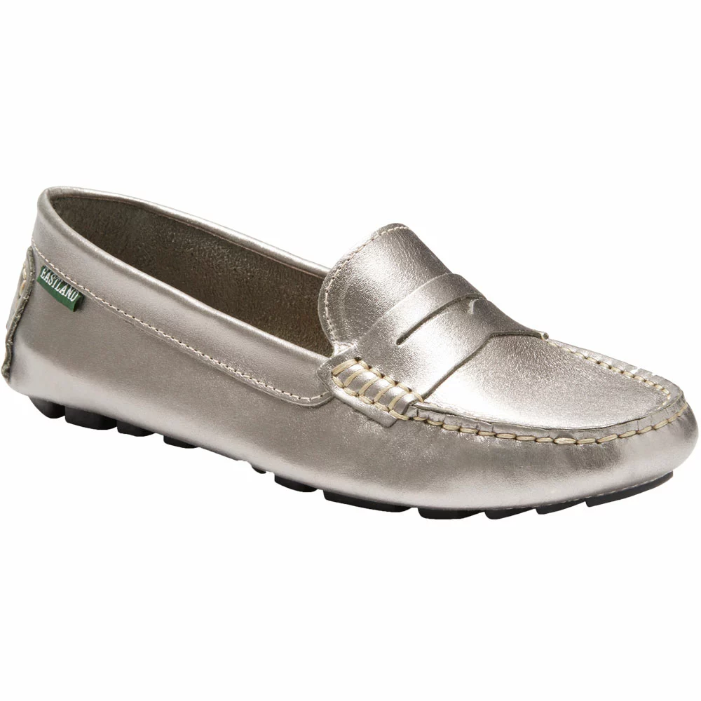 Eastland Patricia Slip On Casual Shoes - Womens Silver - Image 2