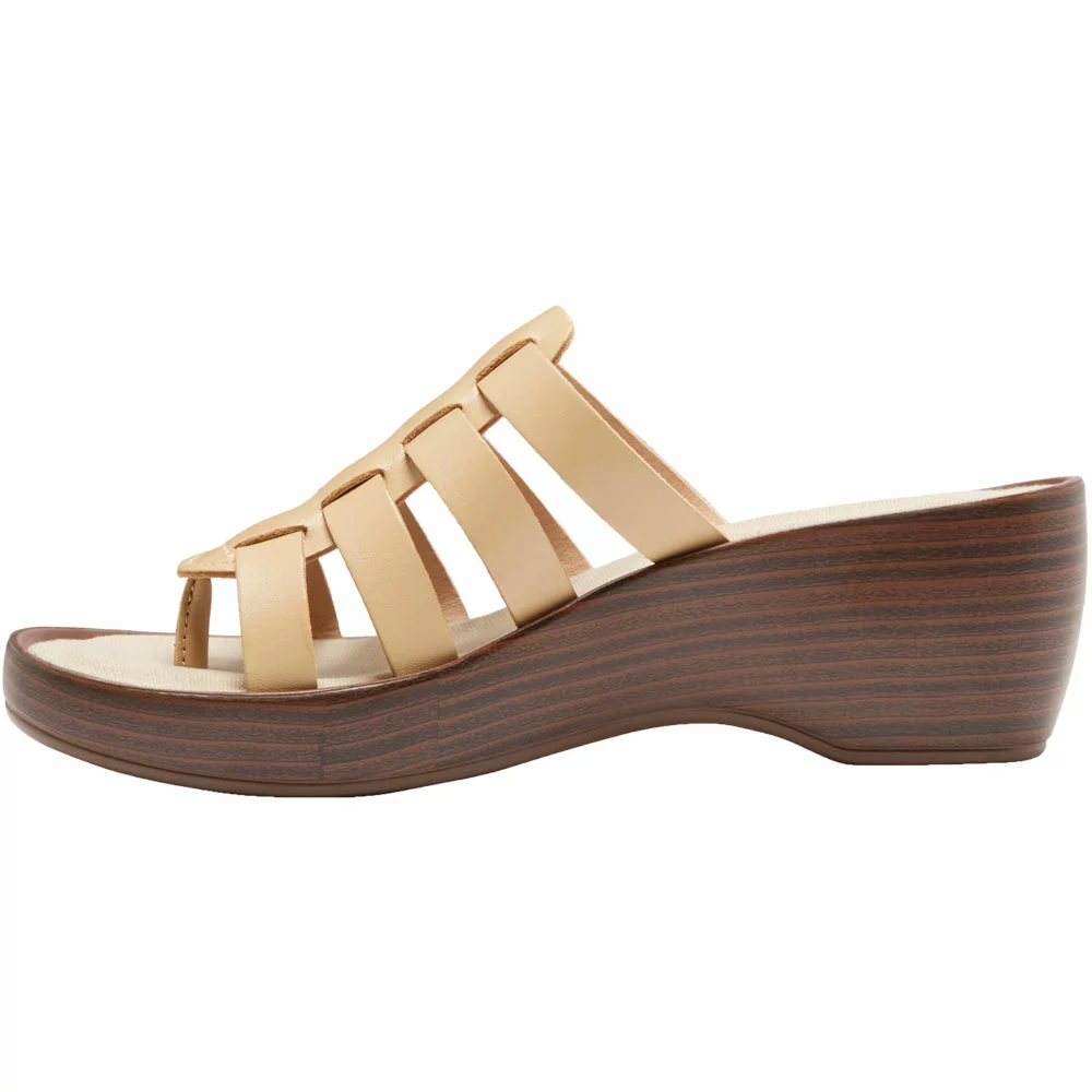 Eastland Topaz Flip Flops - Womens Beige - Image 3