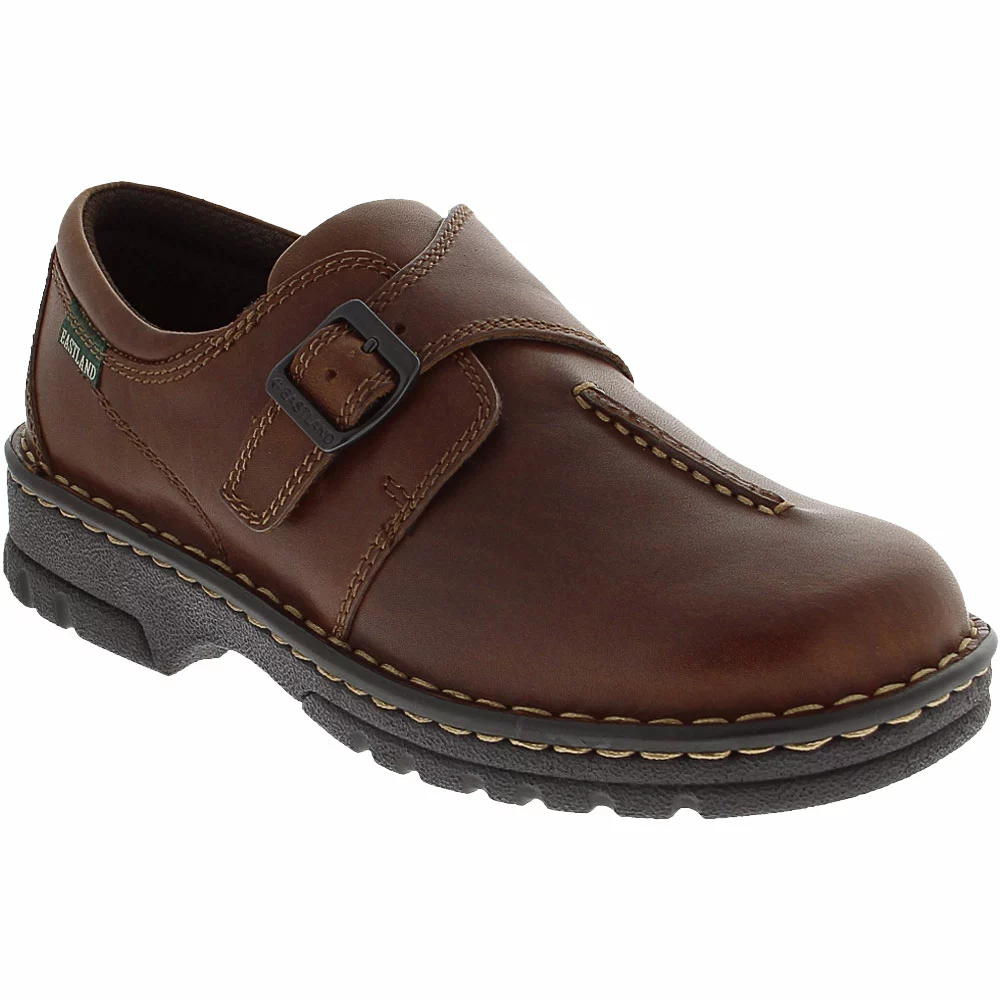 Eastland Syracuse Monk Strap Casual Shoes - Womens Brown - Image 2