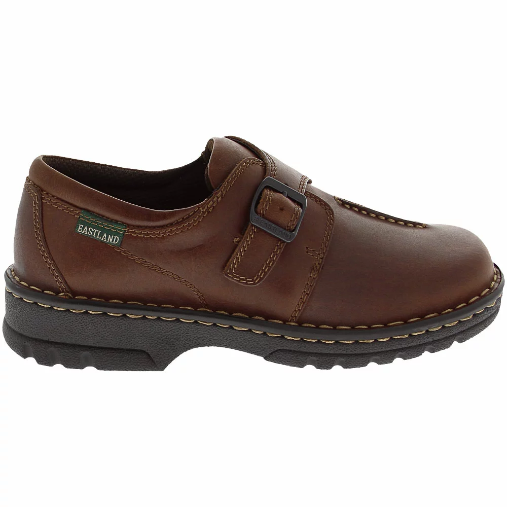 Eastland Syracuse Monk Strap Casual Shoes - Womens Brown