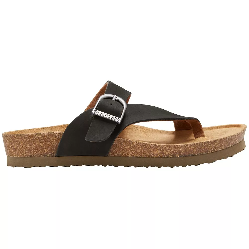 Eastland Shauna Sandals - Womens Black Nubuck