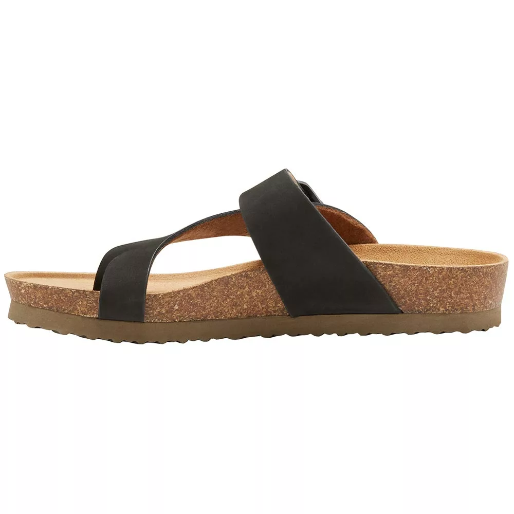 Eastland Shauna Sandals - Womens Black Nubuck - Image 3