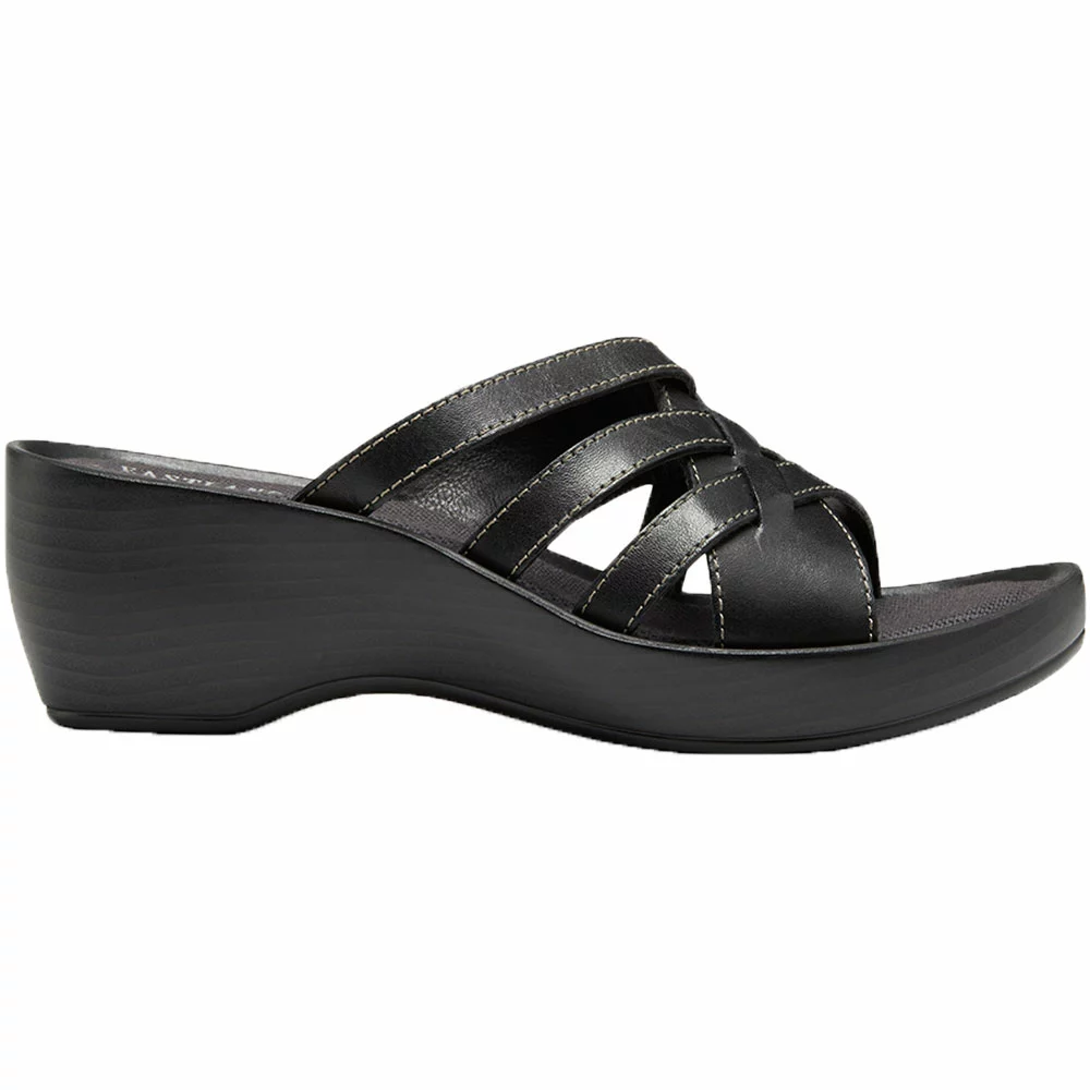 Eastland Poppy Slide Sandals - Womens Black