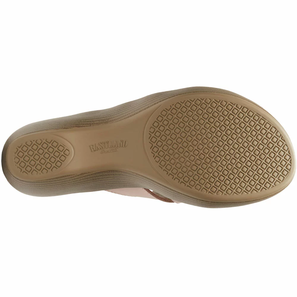 Eastland Poppy Slide Sandals - Womens Peach - Image 4