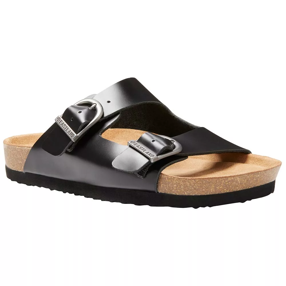 Eastland Womens Cambridge 2 Strap Sandals Black - Image 2