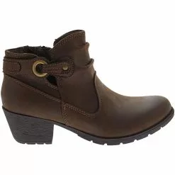 Earth Origins Oakland Adele Ankle Boots - Womens Brown