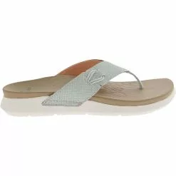 Earth Origins Dania Flip Flops Womens Sandals Dusty Blue