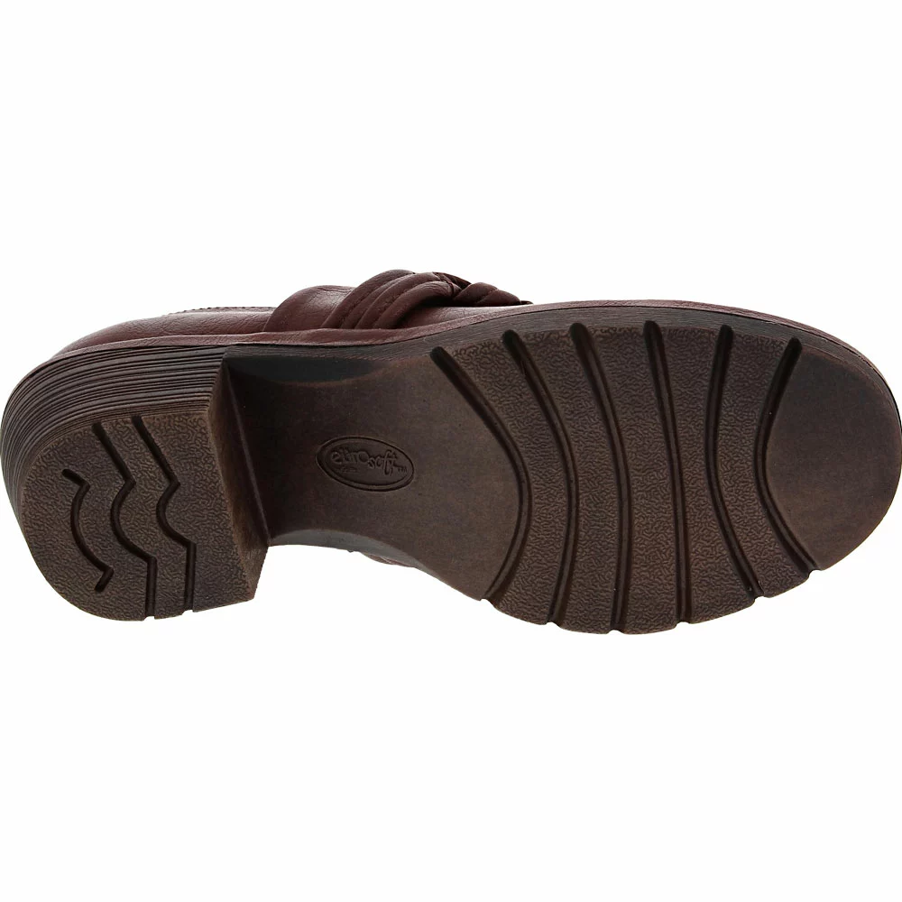 Eurosoft Tarra Womens Slip On Clog Redwood - Image 4