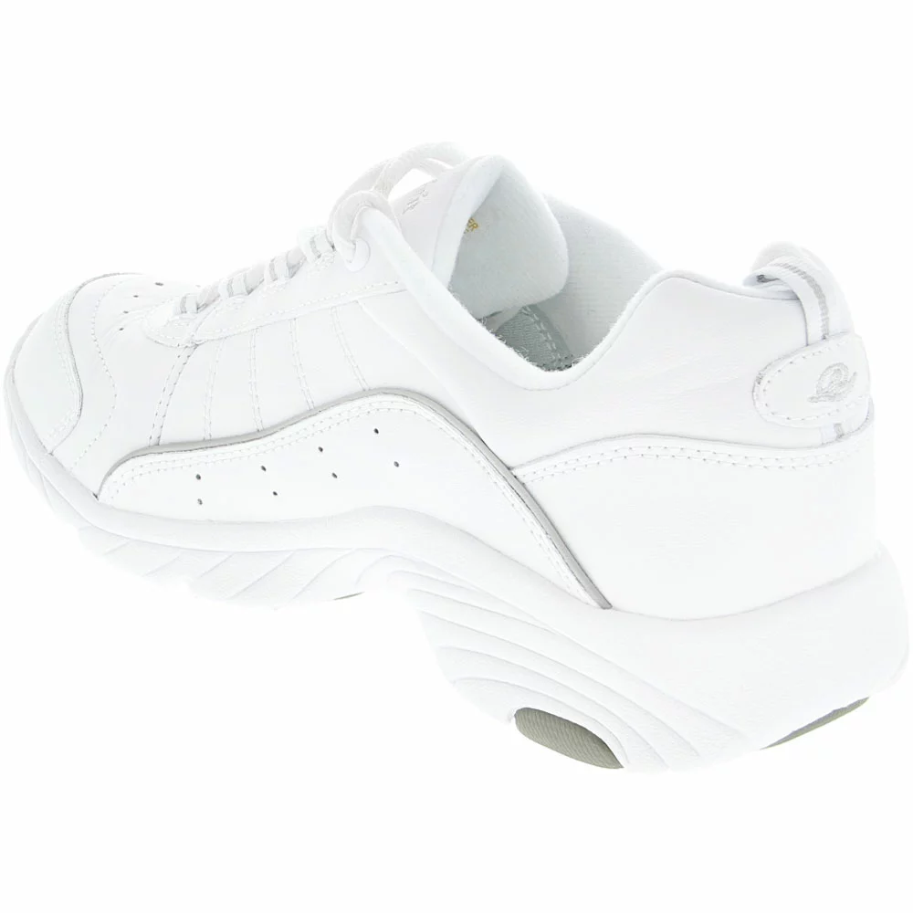 Easy Spirit Punter Walking Shoes - Womens White Light Grey - Image 3