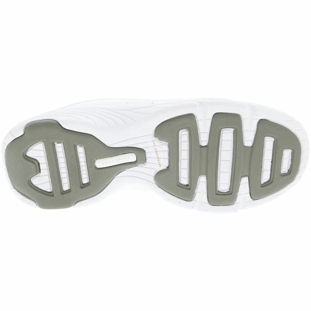 Easy Spirit Punter Walking Shoes - Womens White Light Grey - Image 4