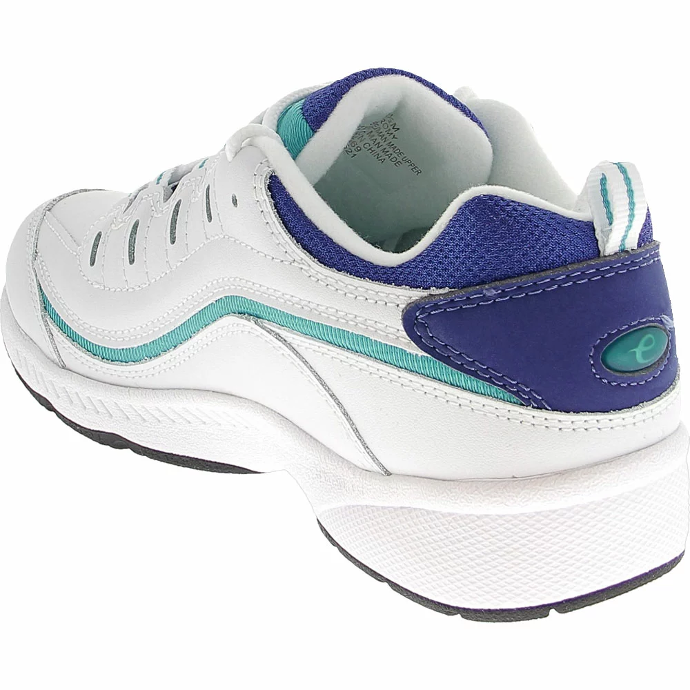 Easy Spirit Romy Walking Shoes - Womens White Blue - Image 3