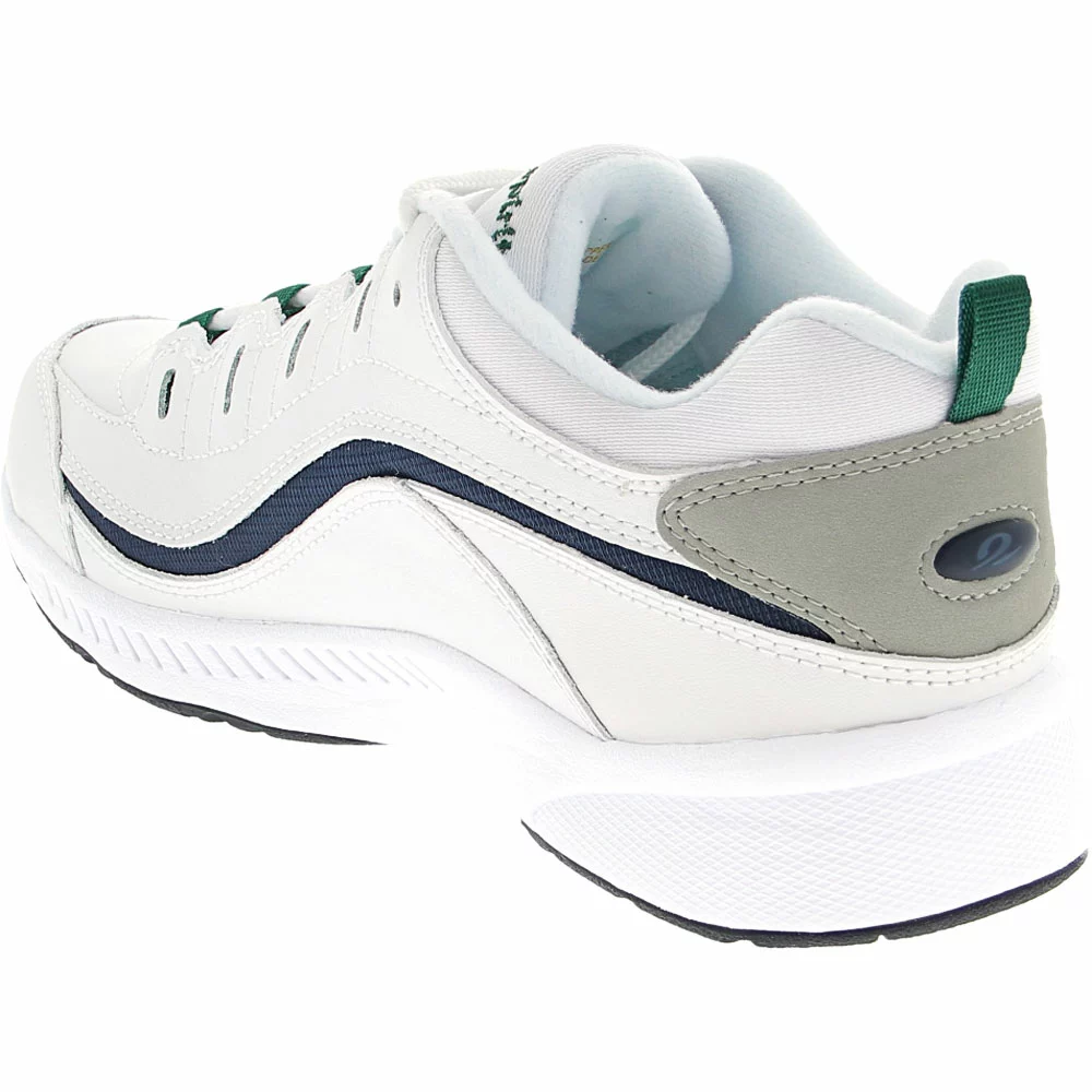 Easy Spirit Romy Walking Shoes - Womens White Navy Green - Image 3