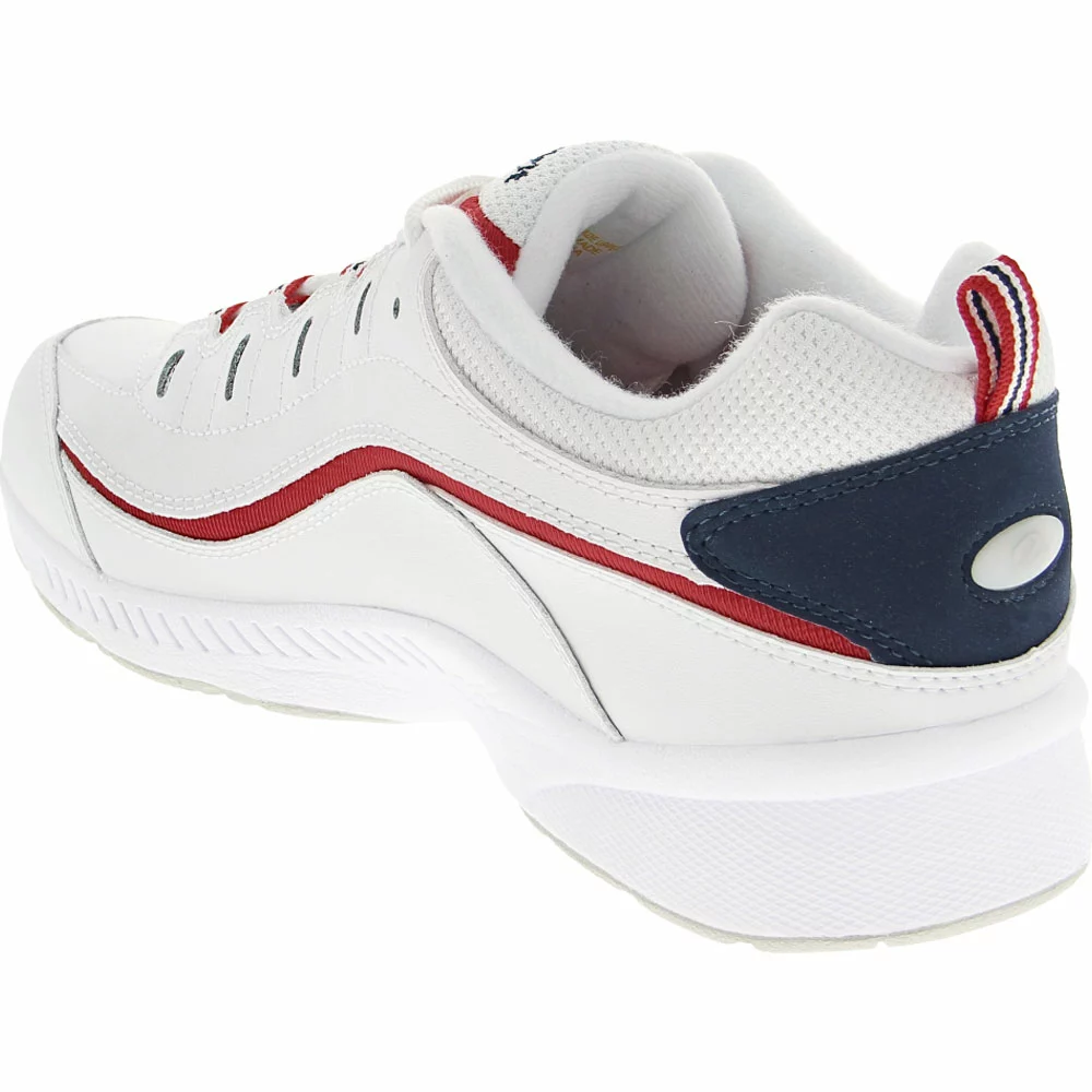Easy Spirit Romy Walking Shoes - Womens White Red - Image 3