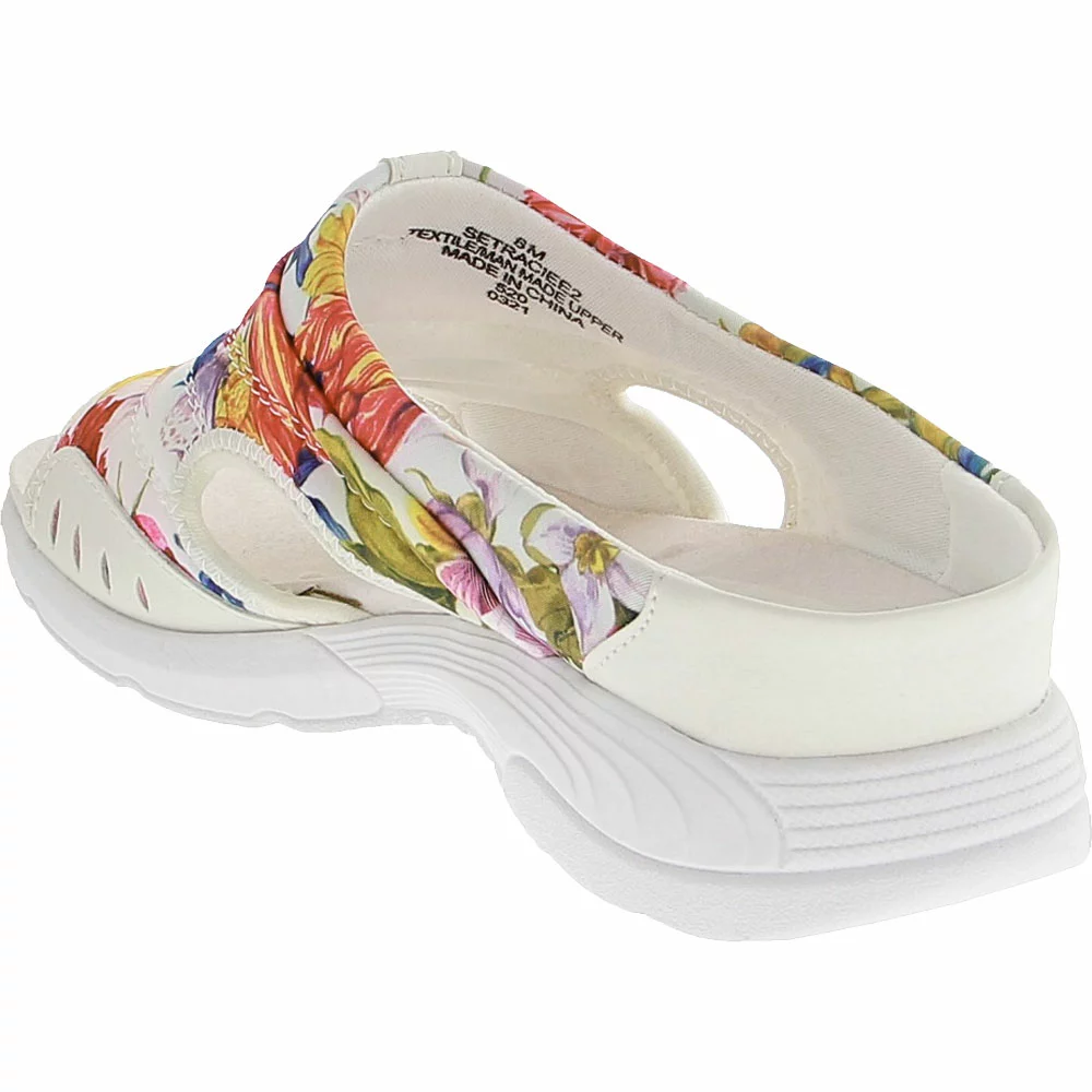 Easy Spirit Traciee Slide Sandals - Womens White Multi - Image 3