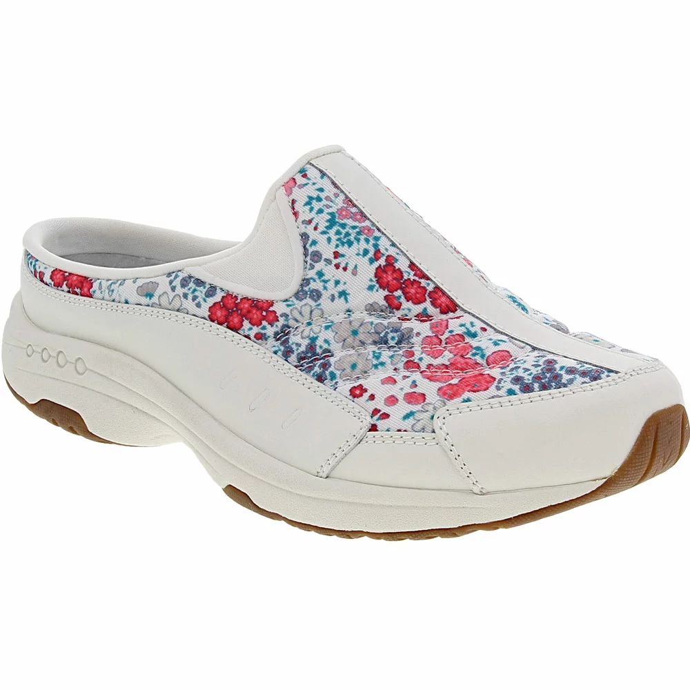 Easy Spirit Traveltime Slip On Shoes - Womens White Blue - Image 2
