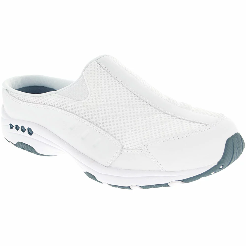 Easy Spirit Traveltime Slip On Shoes - Womens White Lite Blue - Image 2