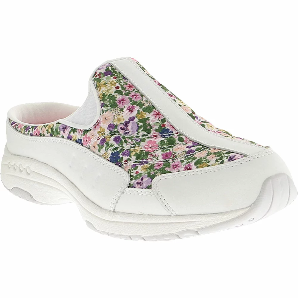 Easy Spirit Traveltime Slip On Shoes - Womens White Pink - Image 2