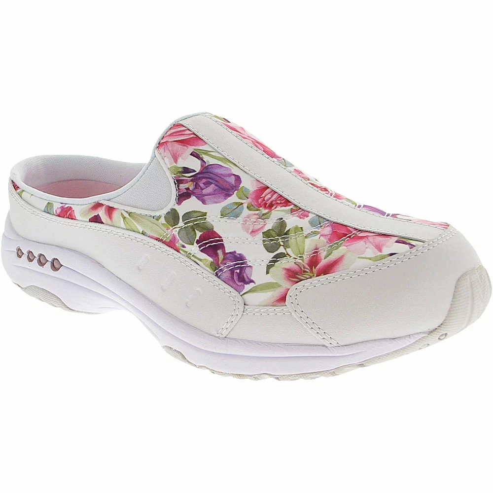 Easy Spirit Traveltime Slip On Shoes - Womens White Purple - Image 2