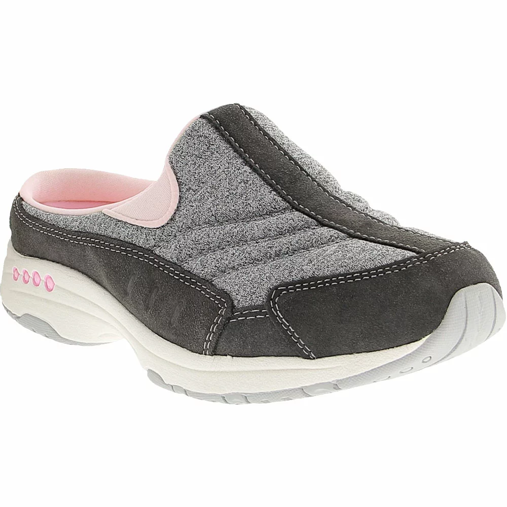Easy Spirit Traveltime Slip On Shoes - Womens Grey Pink - Image 2