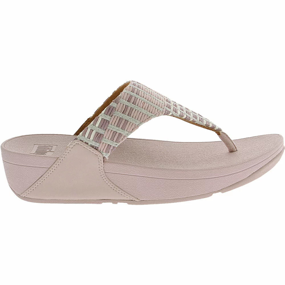 FitFlop Lulu Art Denim Flip Flops - Womens Lilac