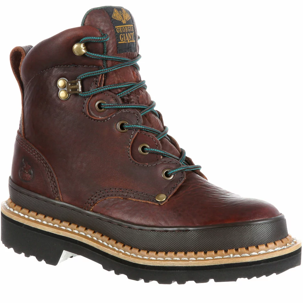Georgia Boot G3374 Safety Toe Work Boots - Womens Brown - Image 2
