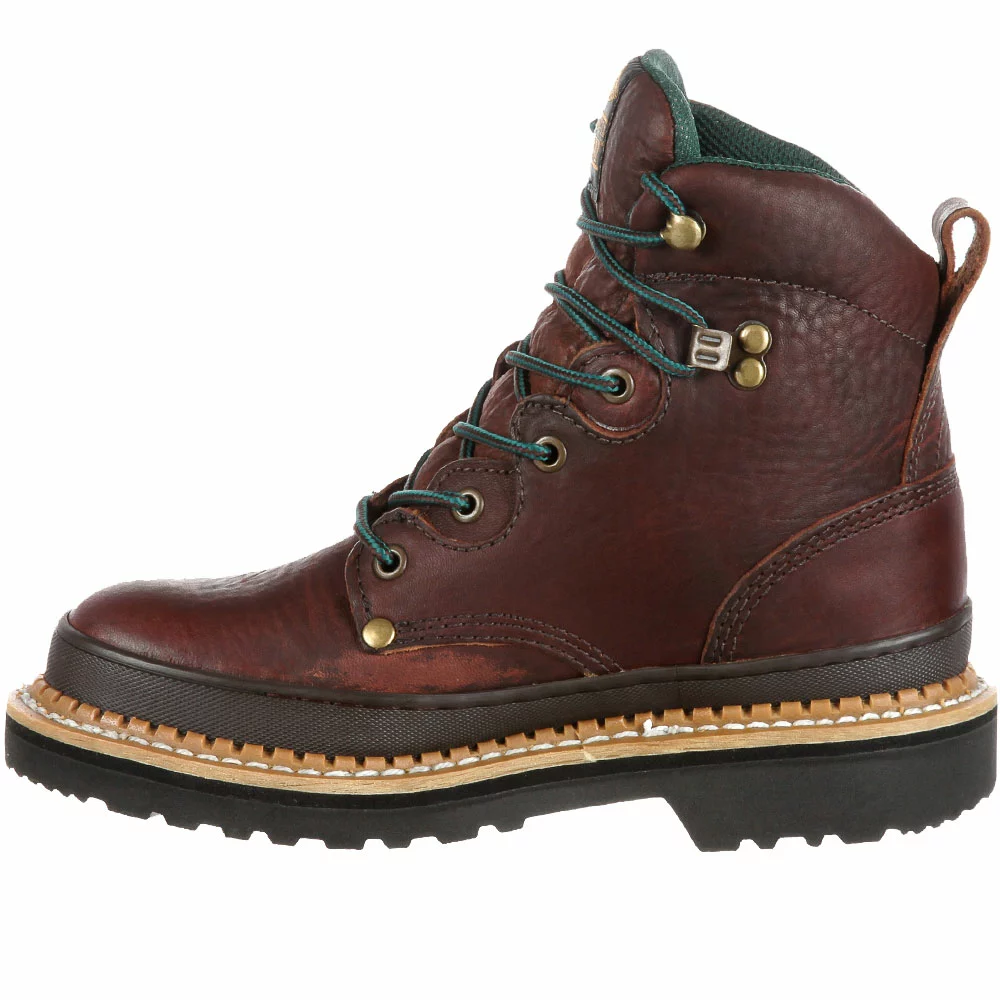 Georgia Boot G3374 Safety Toe Work Boots - Womens Brown - Image 3