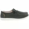 Hey Dude Wendy Chambray Slip On Casual Shoes - Womens Black