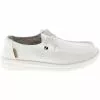 Hey Dude Wendy Chambray Slip On Casual Shoes - Womens Chambray White