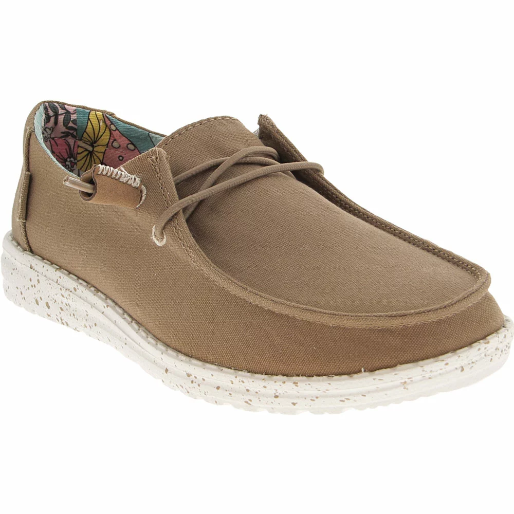 Hey Dude Wendy Cordwood Slip On Casual Shoes - Womens Cordwood Brown - Image 2