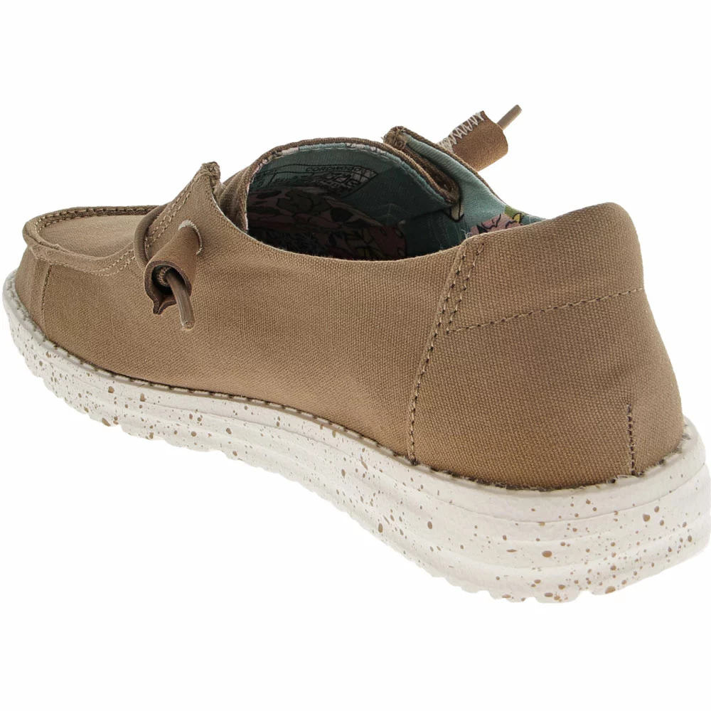 Hey Dude Wendy Cordwood Slip On Casual Shoes - Womens Cordwood Brown - Image 3