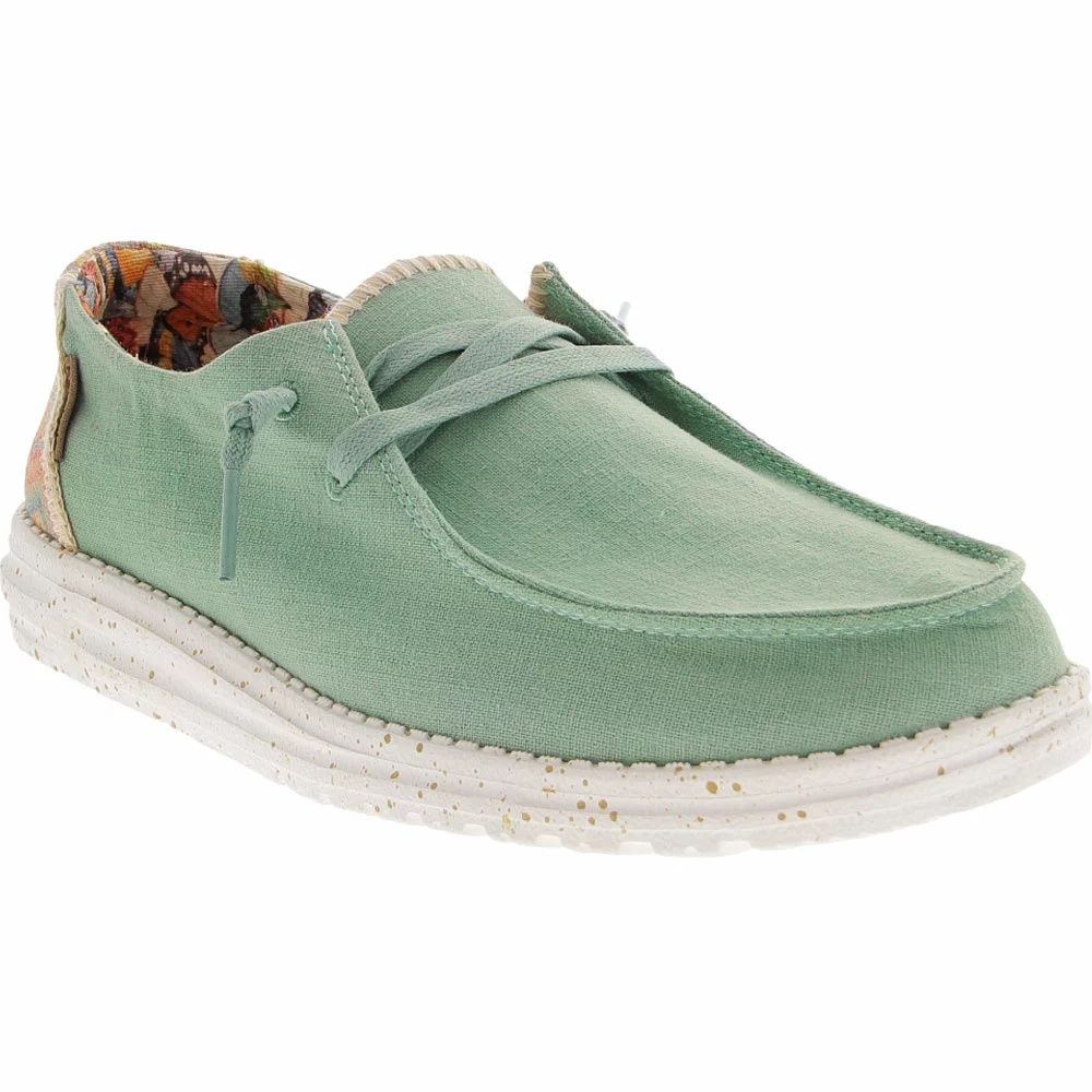Hey Dude Wendy Casual Slip On Shoes - Womens Mint - Image 2