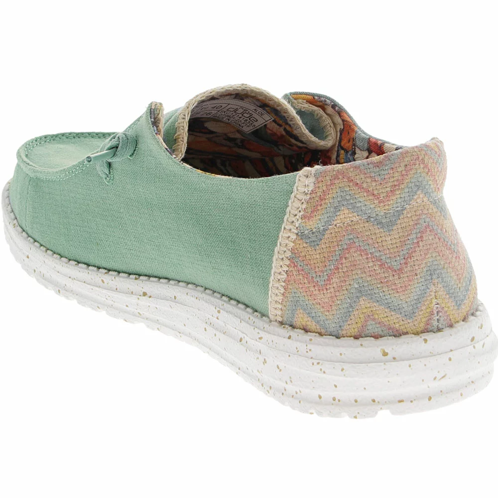Hey Dude Wendy Casual Slip On Shoes - Womens Mint - Image 3