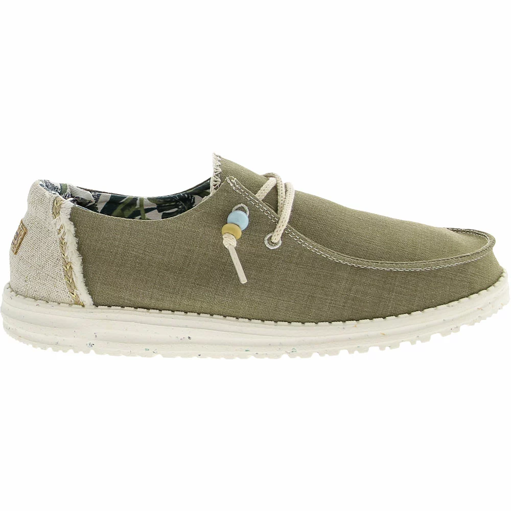 Hey Dude Wendy Fringe Womens Slip On Casual Shoes Rosemary