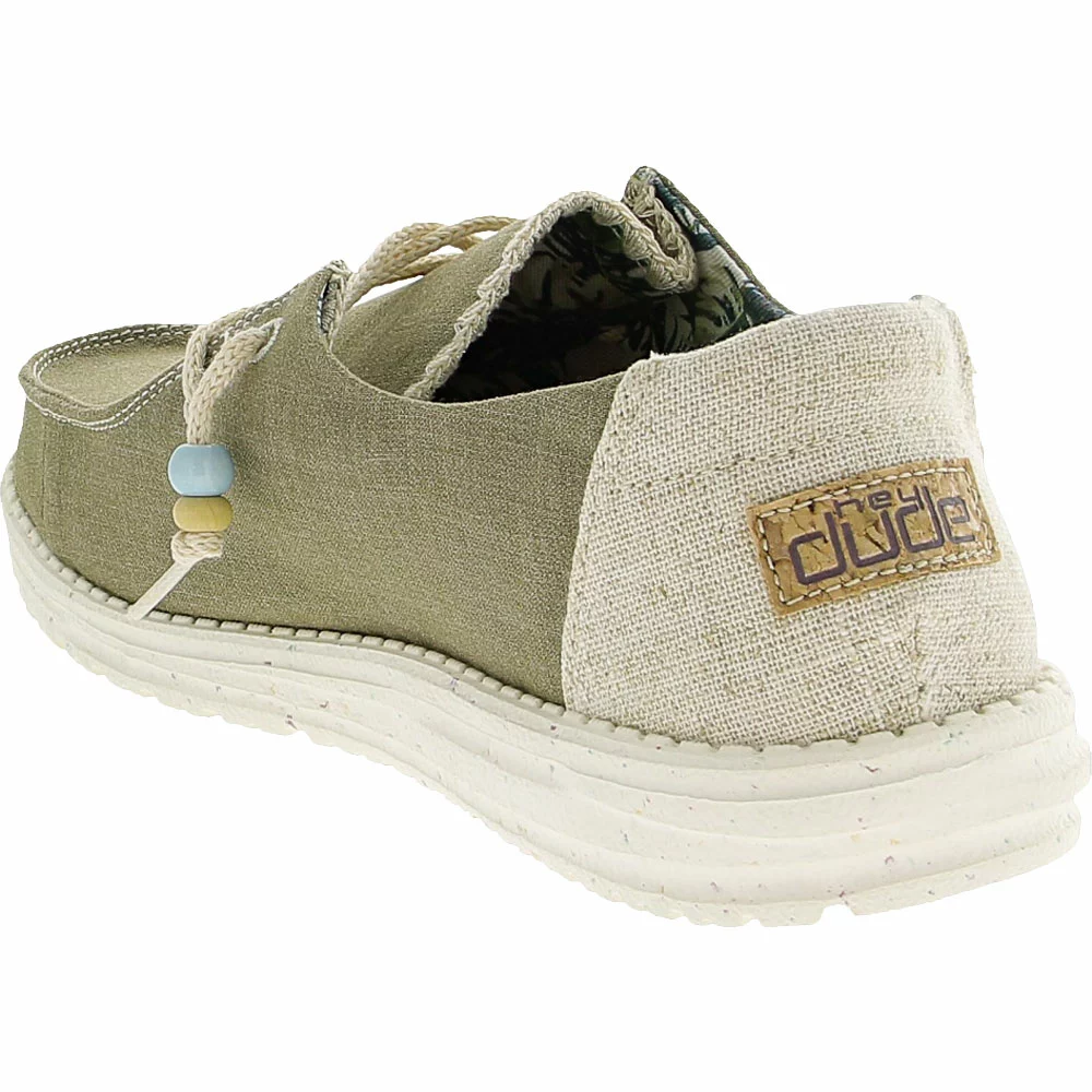 Hey Dude Wendy Fringe Womens Slip On Casual Shoes Rosemary - Image 3