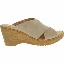 Born Nora Sandals - Womens Cream Visone Suede