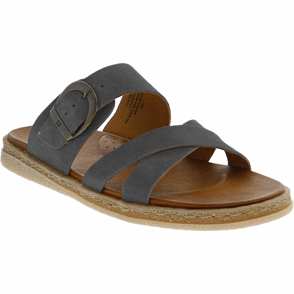Born Caite Sandals - Womens Dark Jeans Suede - Image 2