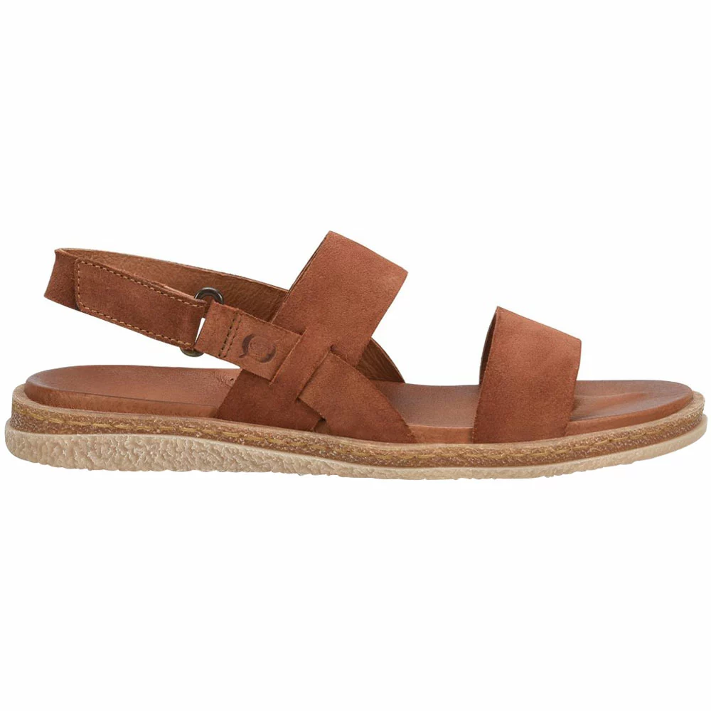 Born Cadyn Sandals - Womens Cognac Suede Brown