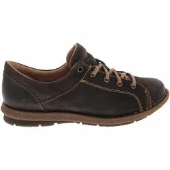 Born Trevan Womens Lace Up Casual Shoes Deep Grey