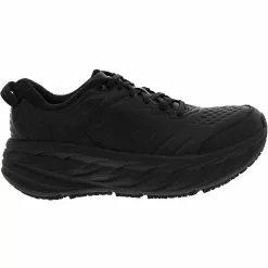 Hoka One One Bondi Slip Resistant Walking Shoes - Womens Black