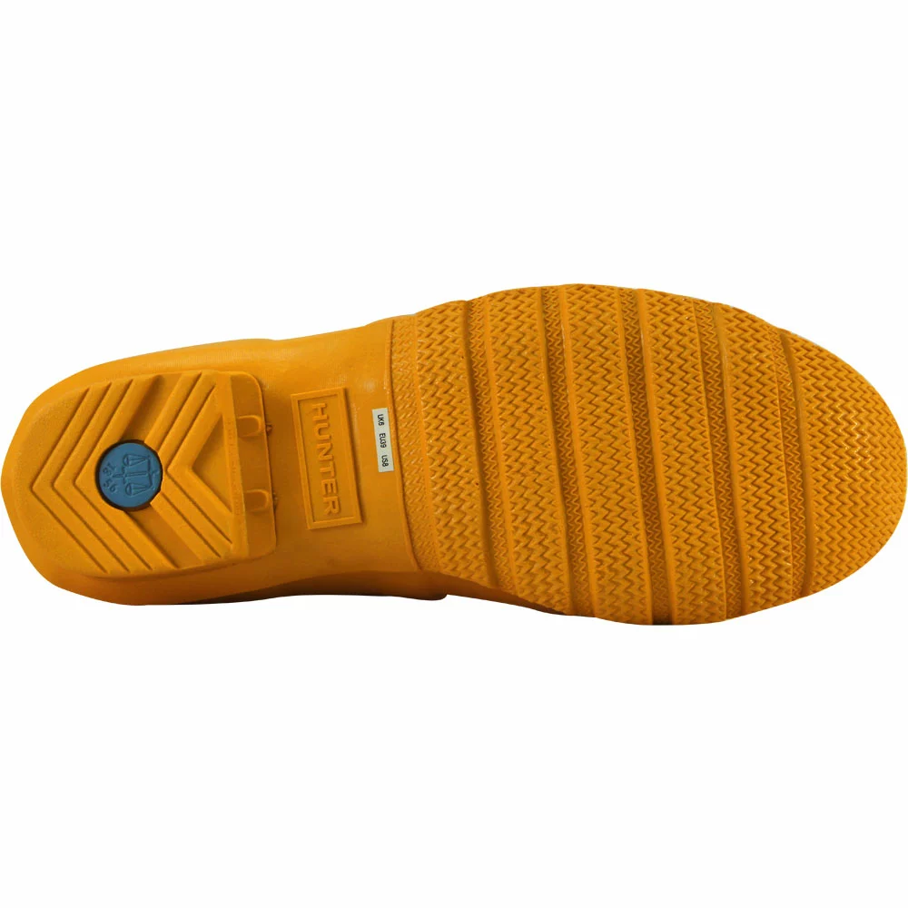 Hunter Original Short Gloss Rain Boots - Womens Yellow - Image 4