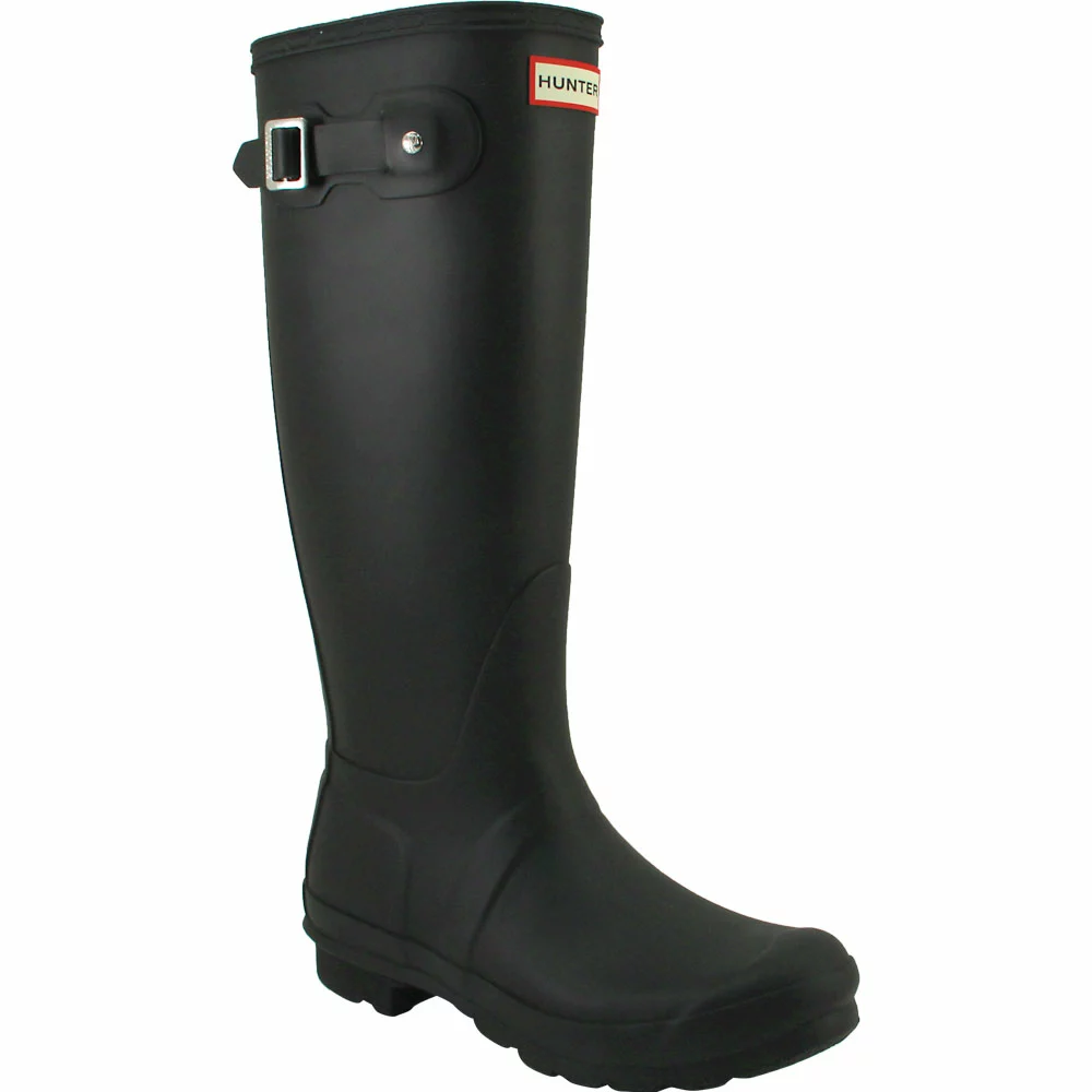 Hunter Original Tall Rain Boots - Womens Black - Image 2