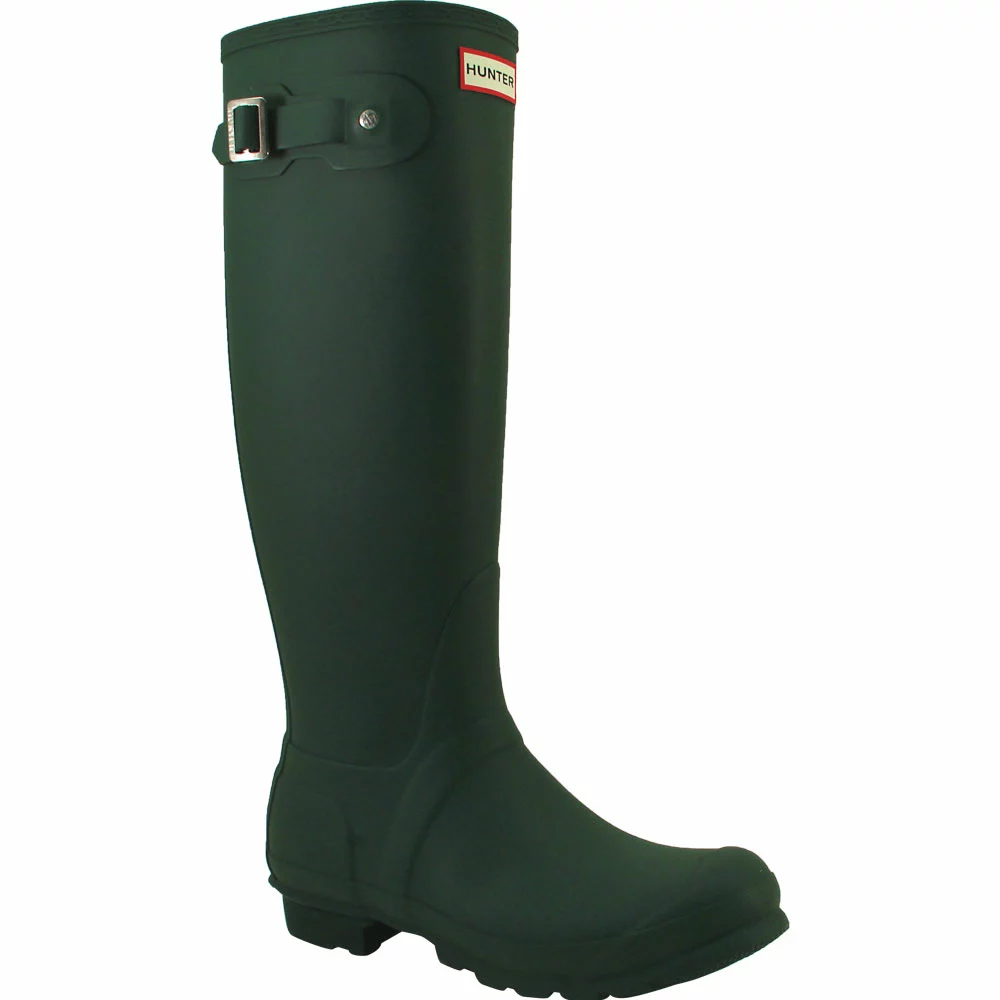 Hunter Original Tall Rain Boots - Womens Hunter Green - Image 2