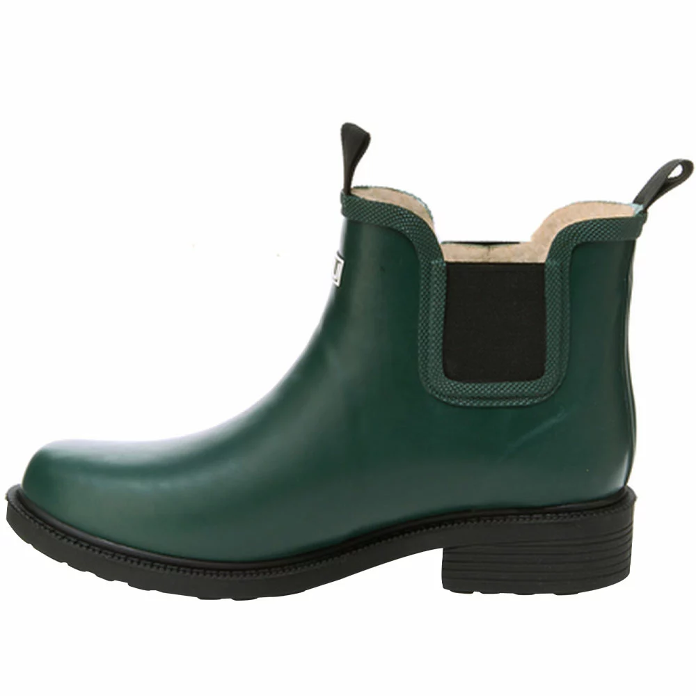 JBU Chelsea Rain Boot Womens Rubber Boots Hunter Green - Image 3