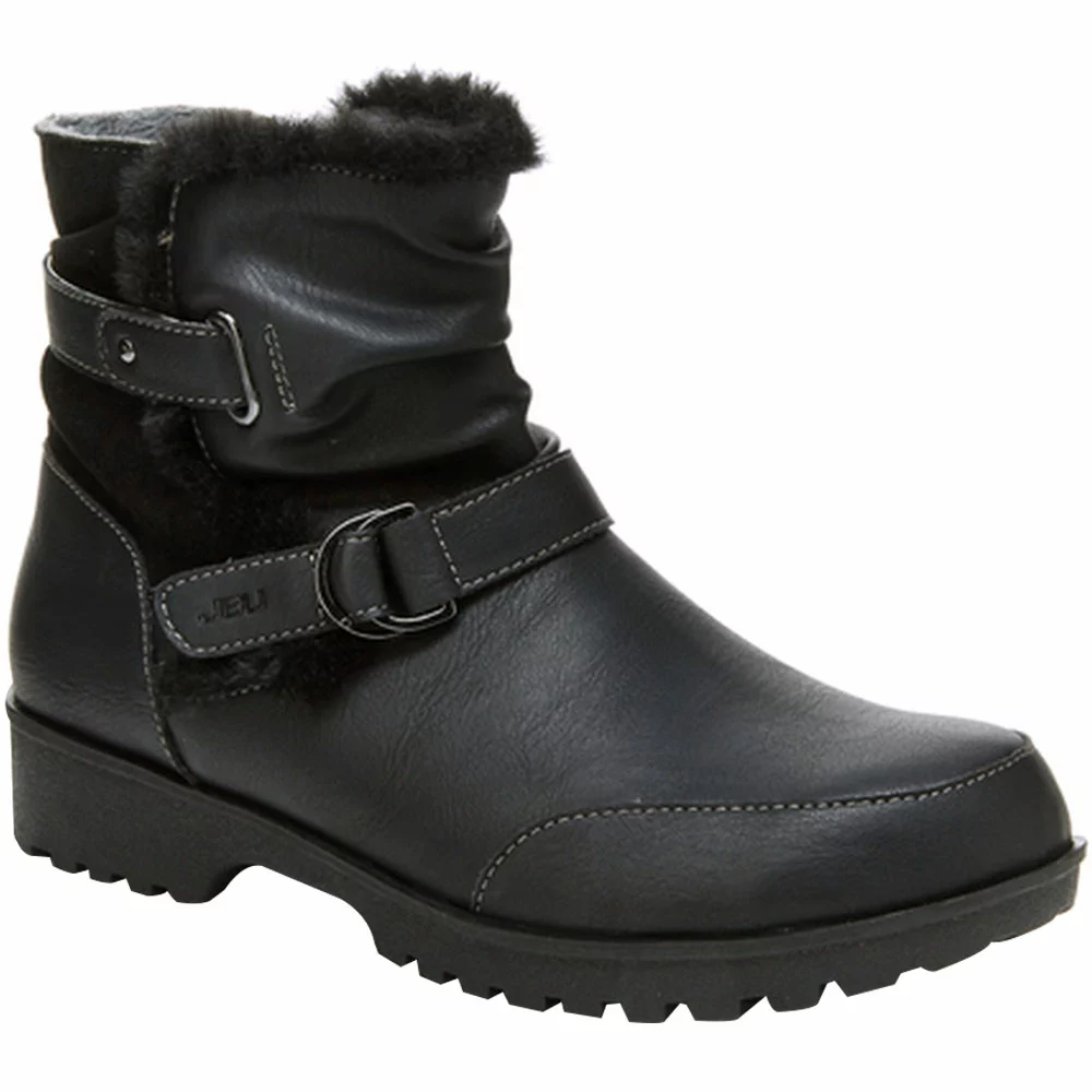 JBU Indiana Womens Water-Resistant Winter Boots Black - Image 2